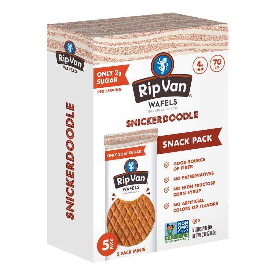 Rip Van Wafels - Snickerdoodle (Low-Sugar) - High-quality Cakes & Cookies by Rip Van at BariatricPal Store