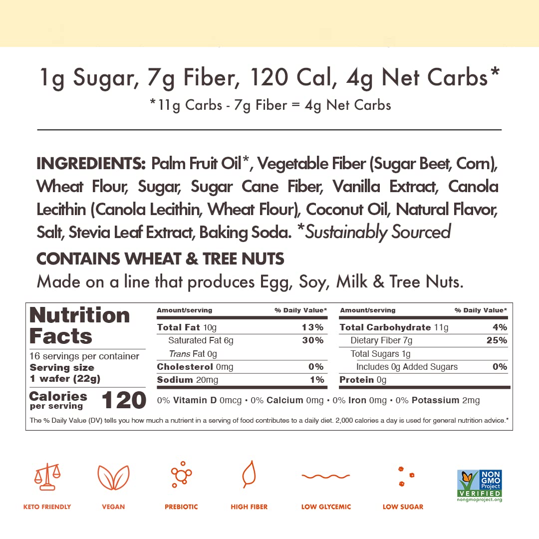 Wafer Snacks by Rip Van - Vanilla - High-quality Food Items by Rip Van at BariatricPal Store