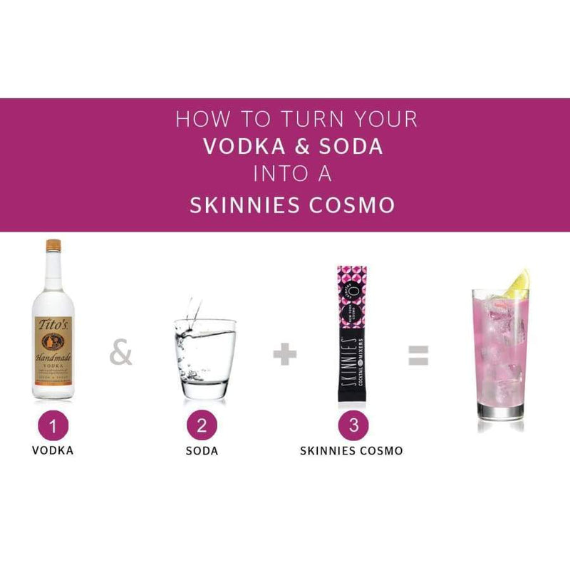 RSVP Skinnies Cocktail Mixers - Cranberry Twist - High-quality Cocktail Mix by RSVP Skinnies at 