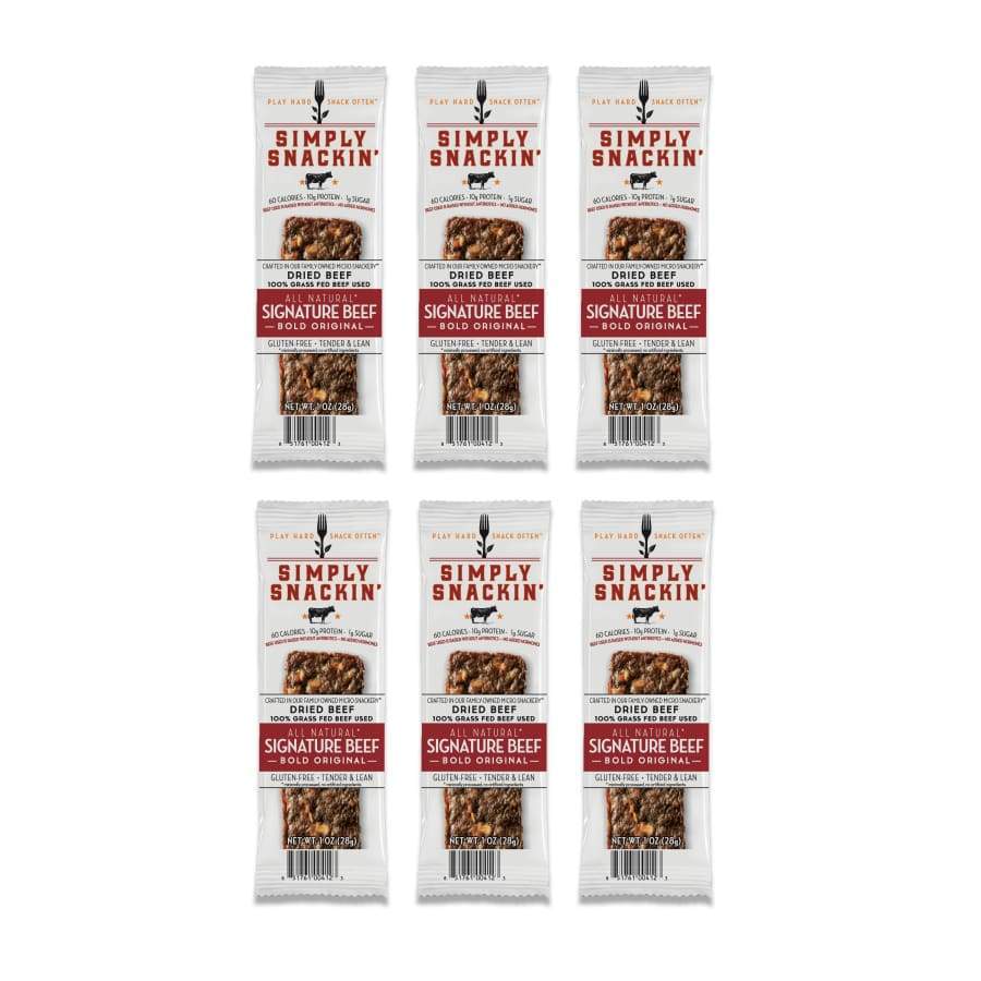 Simply Snackin' Beef Protein Snack - Signature Beef BOLD Original - High-quality Meat Snack by Simply Snackin' at 