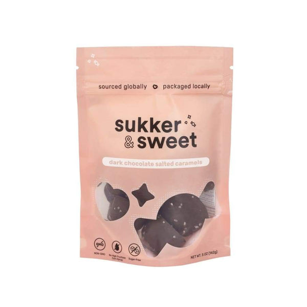 Sukker & Sweet Sugar-Free Dark Chocolate Salted Caramels - High-quality Candies by Sukker & Sweet at 