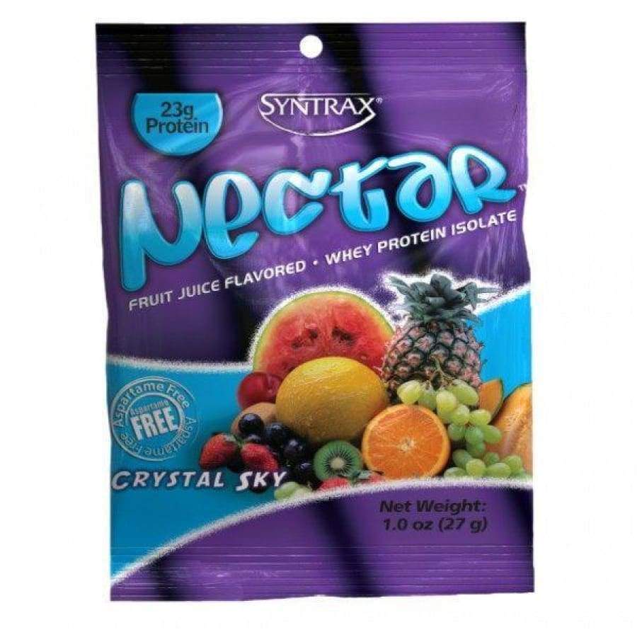 Syntrax Nectar Protein Powder Grab N' Go Box - Crystal Sky (12 Servings) - High-quality Single Serve Protein Packets by Syntrax at BariatricPal Store