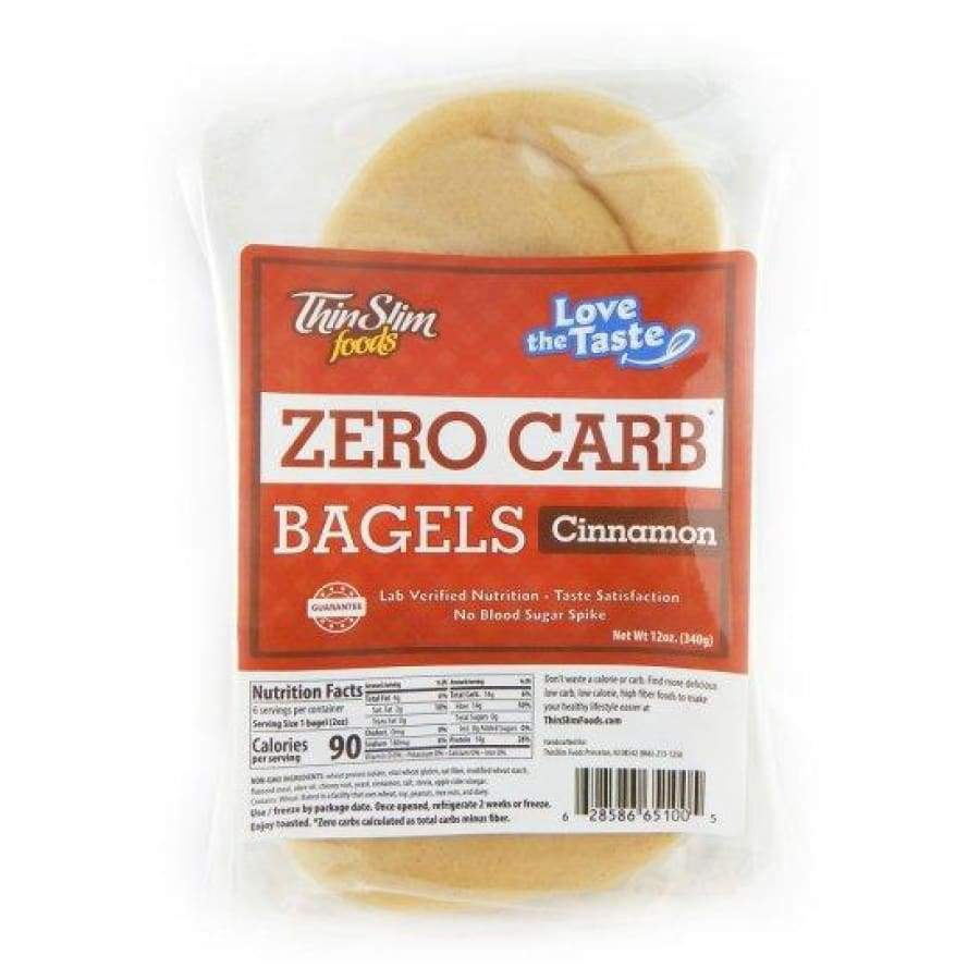 ThinSlim Foods Zero Carb Protein Bagels - Cinnamon - High-quality Protein Bagels by ThinSlim Foods at BariatricPal Store