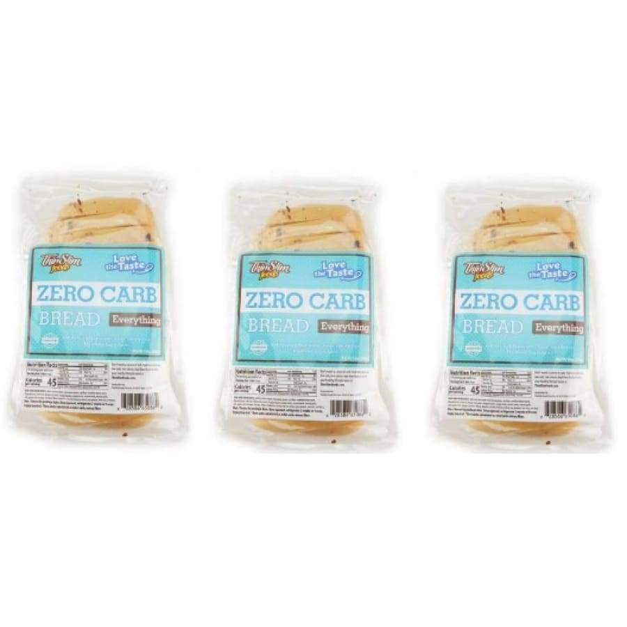 ThinSlim Foods Zero Carb Protein Bread - Everything - High-quality Protein Bread by ThinSlim Foods at BariatricPal Store