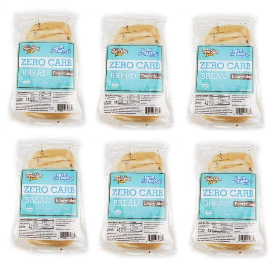 ThinSlim Foods Zero Carb Protein Bread - Everything - High-quality Protein Bread by ThinSlim Foods at BariatricPal Store