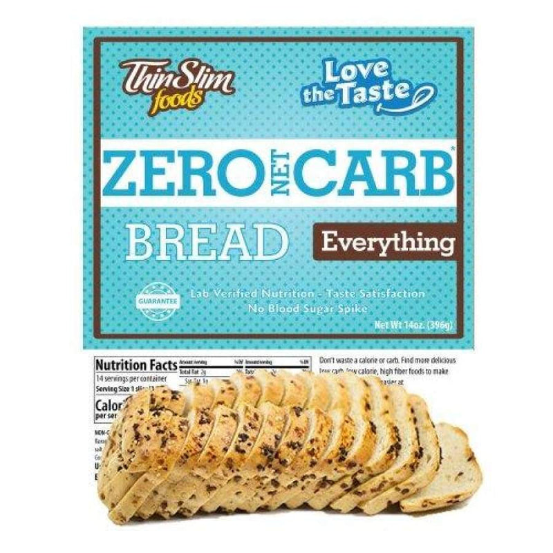 ThinSlim Foods Zero Carb Protein Bread - Everything - High-quality Protein Bread by ThinSlim Foods at 