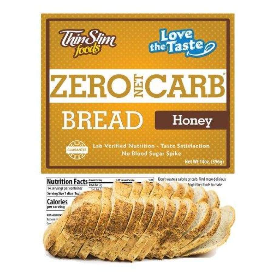 ThinSlim Foods Zero Carb Protein Bread - Honey - High-quality Protein Bread by ThinSlim Foods at BariatricPal Store