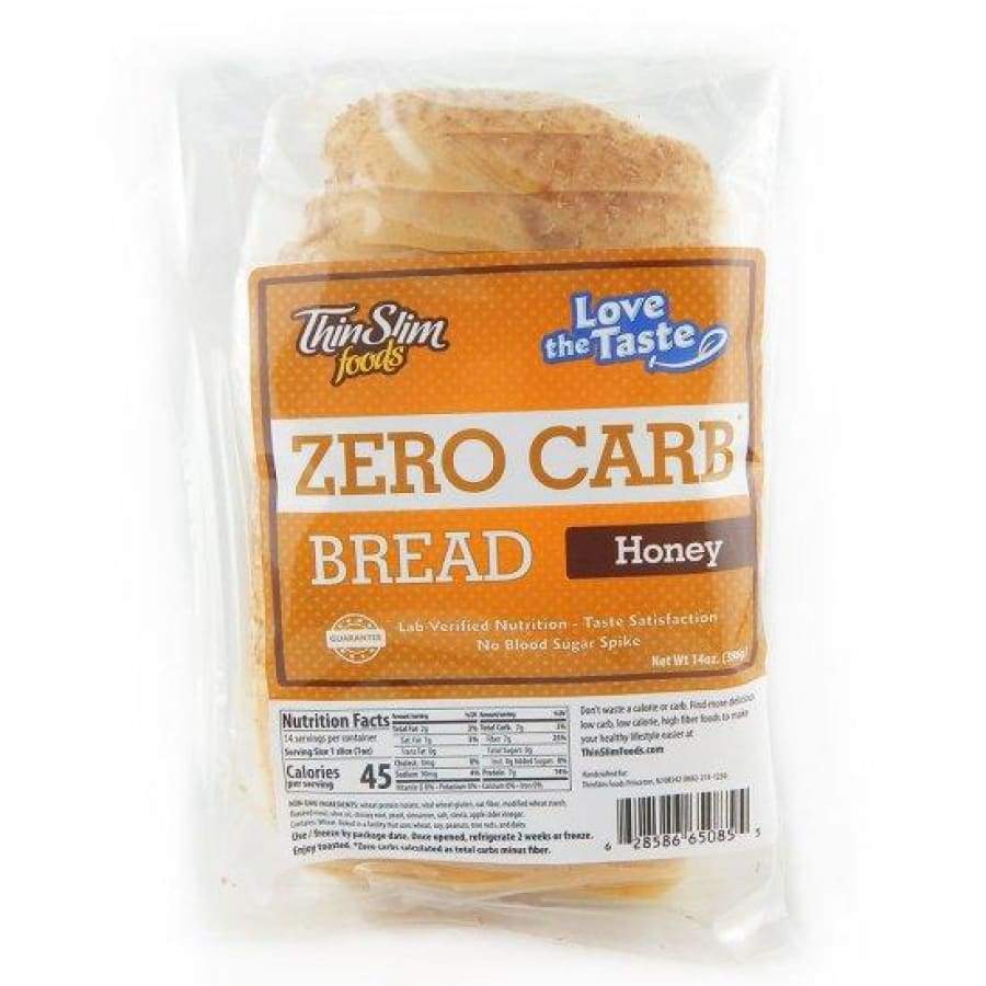 ThinSlim Foods Zero Carb Protein Bread - Honey - High-quality Protein Bread by ThinSlim Foods at BariatricPal Store