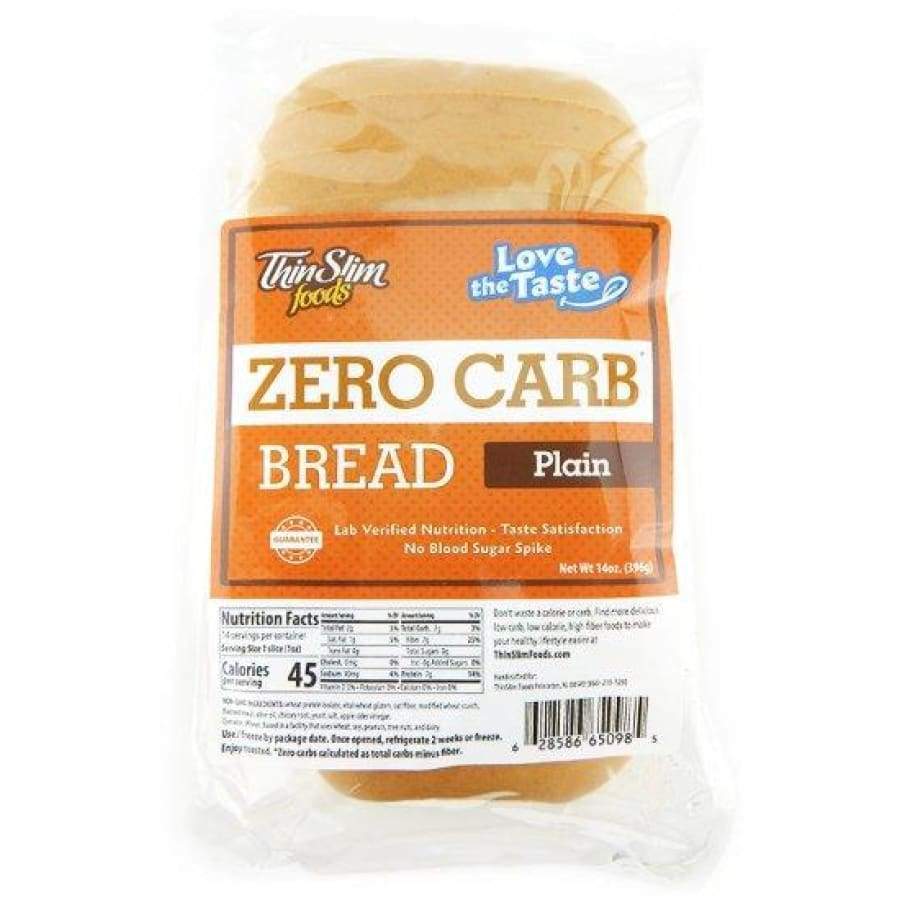 ThinSlim Foods Zero Carb Protein Bread - Plain - High-quality Protein Bread by ThinSlim Foods at BariatricPal Store