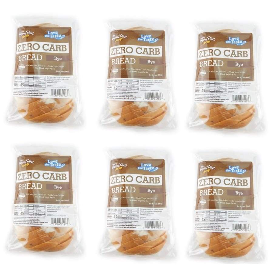 ThinSlim Foods Zero Carb High Protein Bread - Rye - High-quality Protein Bread by ThinSlim Foods at BariatricPal Store