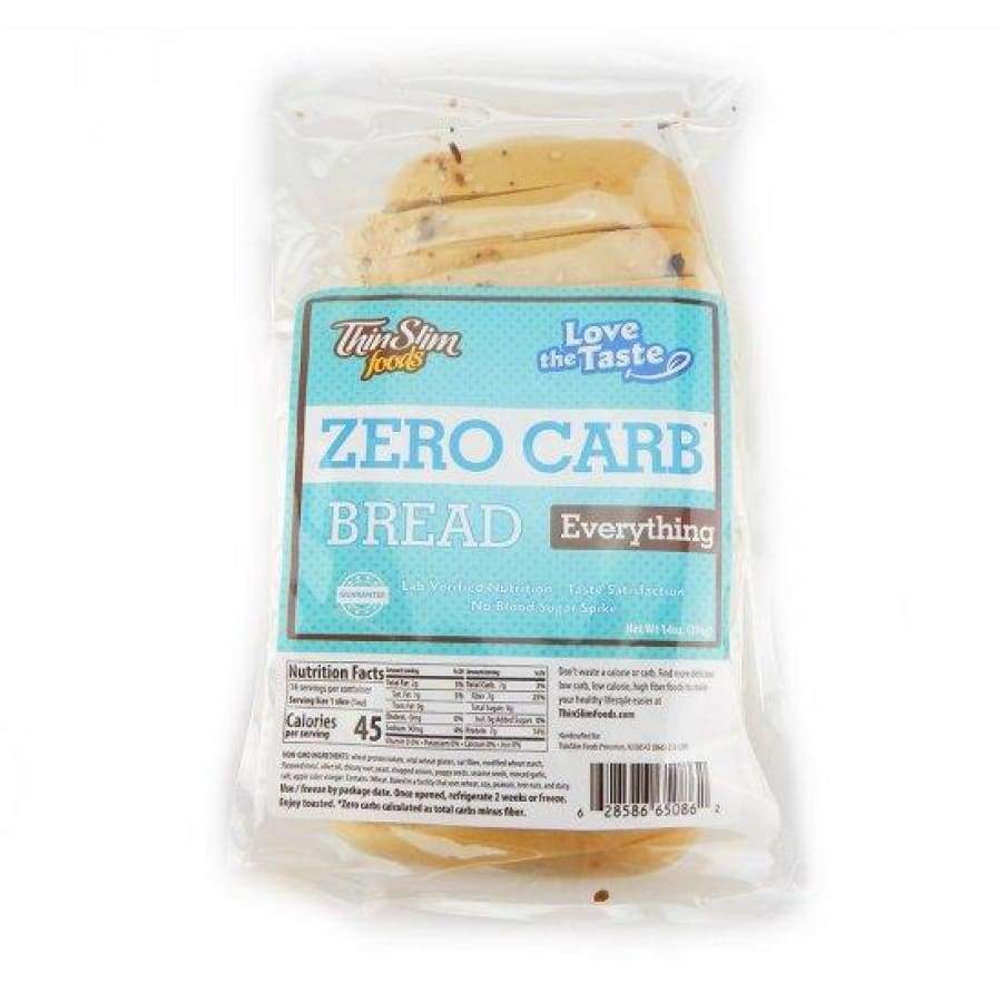 ThinSlim Foods Zero Carb Protein Bread - Everything - High-quality Protein Bread by ThinSlim Foods at BariatricPal Store