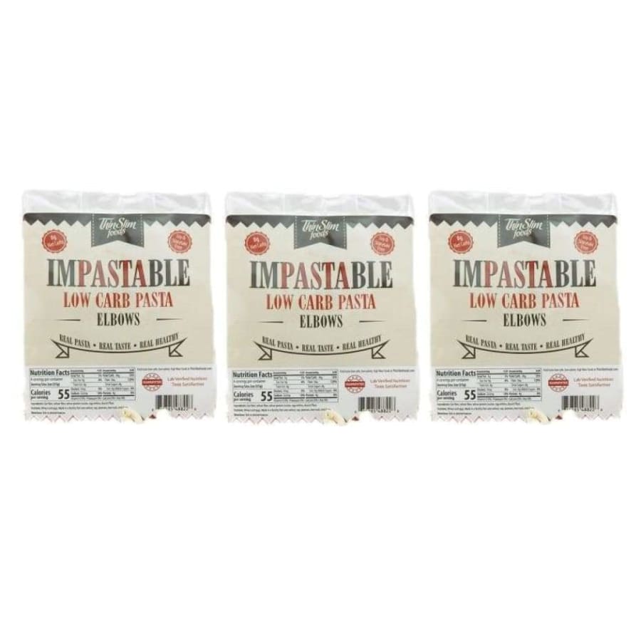 ThinSlim Foods Impastable Low Carb Pasta - Elbows - High-quality Pasta by ThinSlim Foods at BariatricPal Store