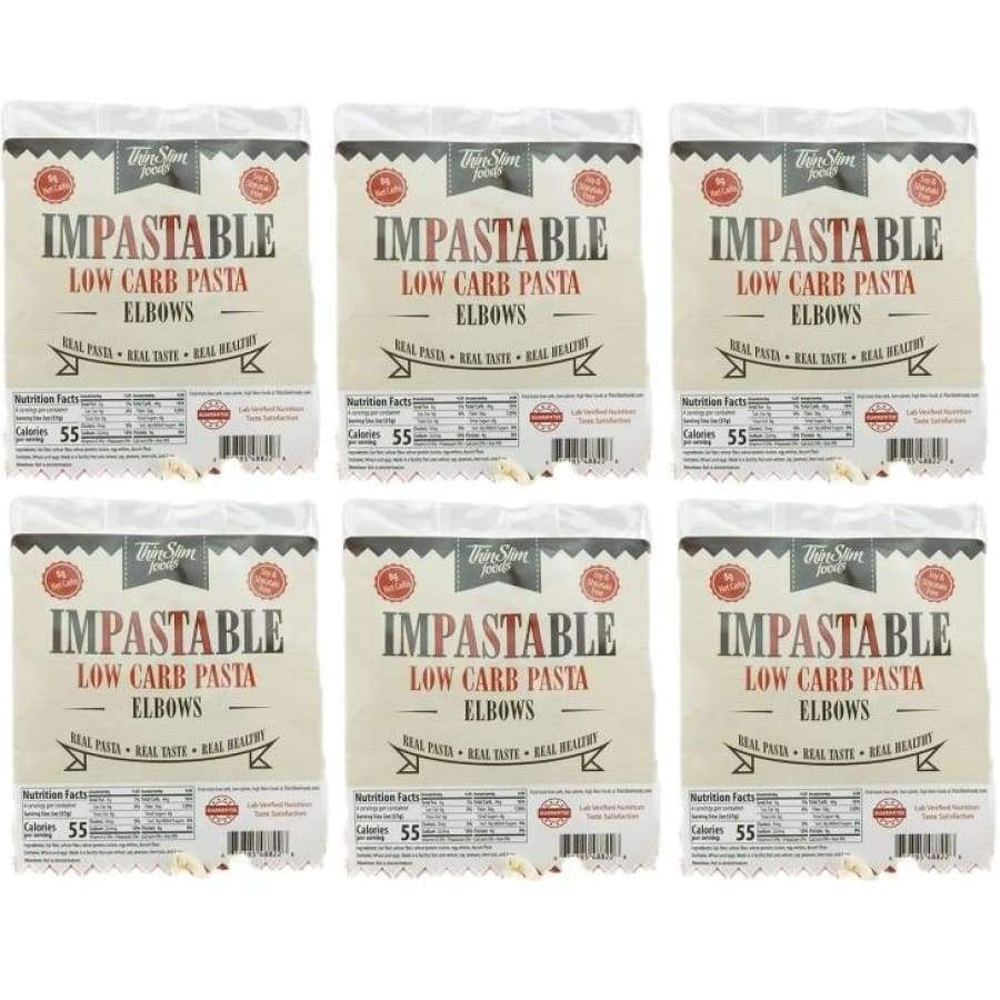 ThinSlim Foods Impastable Low Carb Pasta - Elbows - High-quality Pasta by ThinSlim Foods at BariatricPal Store