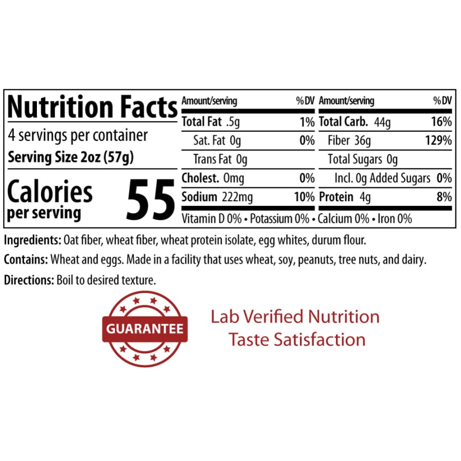 ThinSlim Foods Impastable Low Carb Pasta - Rice (Orzo) - High-quality Pasta by ThinSlim Foods at BariatricPal Store