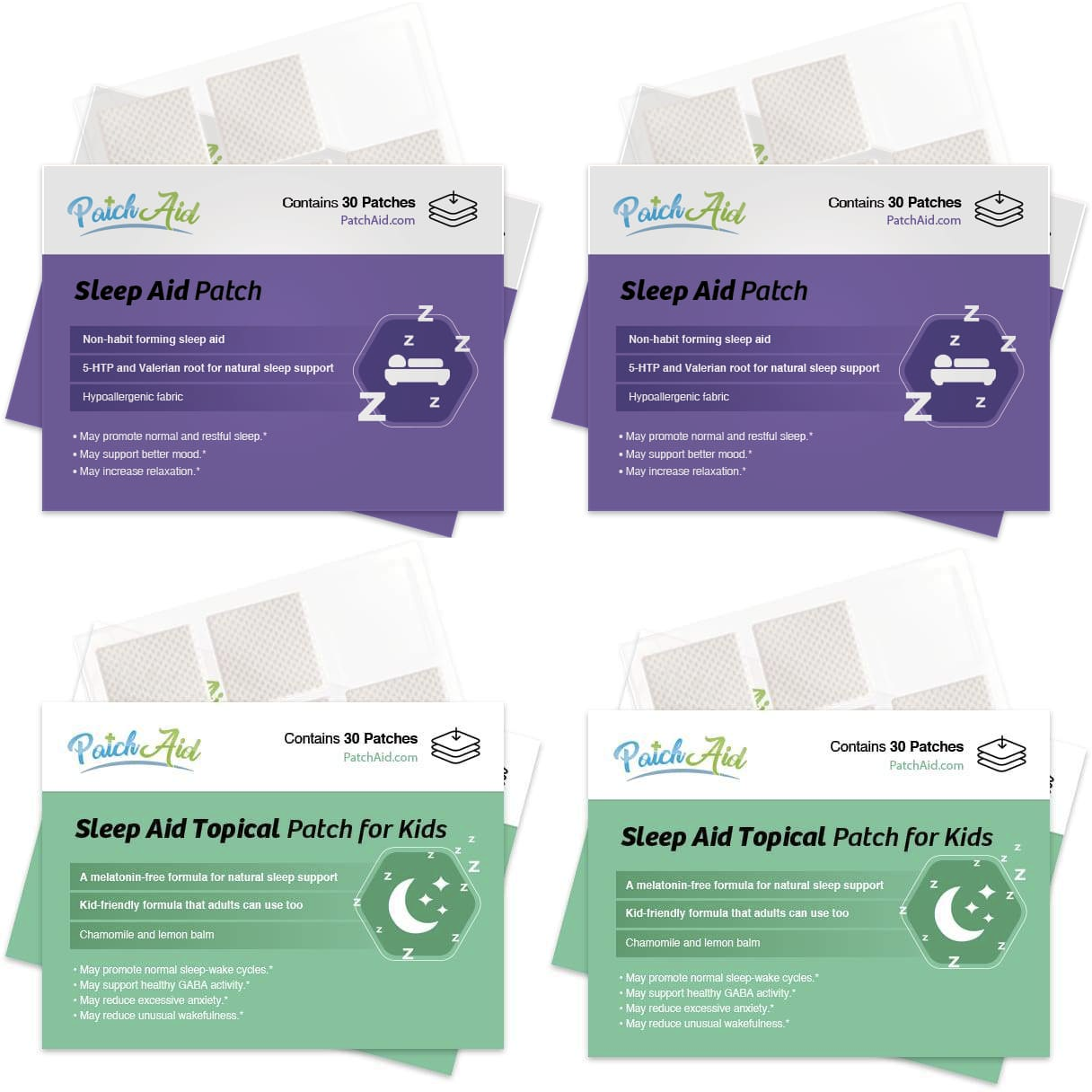 Family Bedtime Vitamin Patch Pack by PatchAid - High-quality Vitamin Patch by PatchAid at 