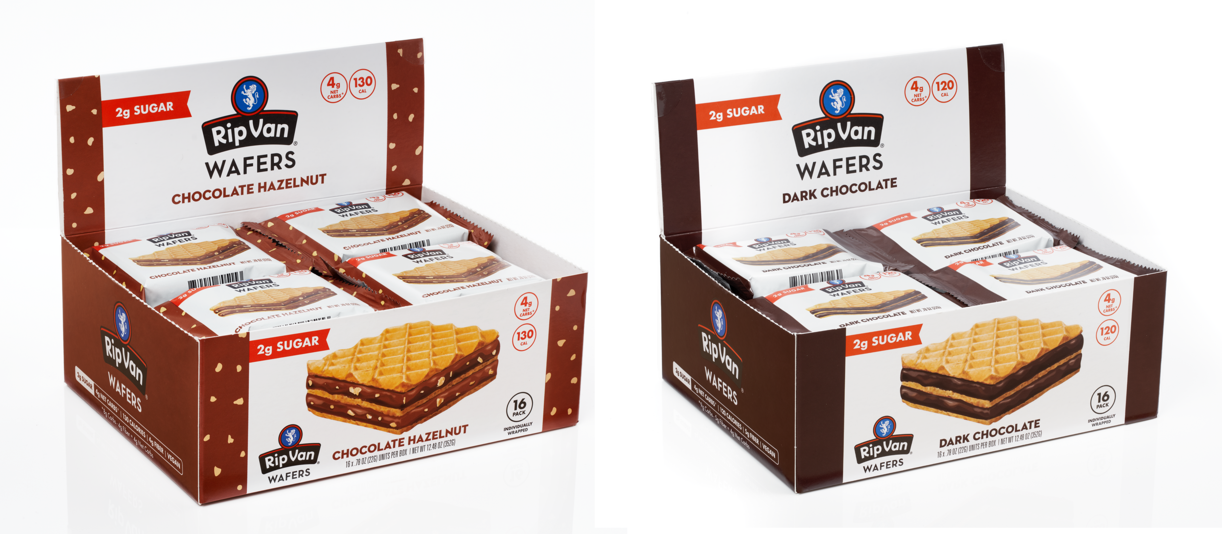 Wafer Snacks by Rip Van - Variety Pack - High-quality Cakes & Cookies by Rip Van at BariatricPal Store