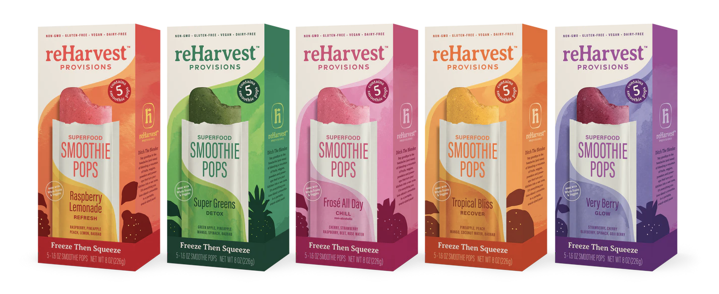 reHarvest Provisions Smoothie Pops - Variety Pack - High-quality Smoothies by reHarvest Provisions at 