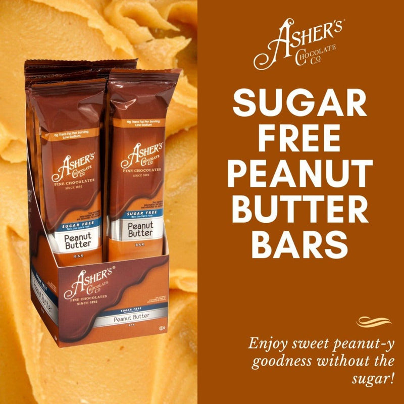 Asher’s Sugar-Free Chocolate Bars and Patties