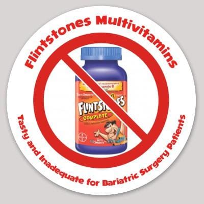 Flintstones Multivitamins: Tasty and Inadequate for Bariatric Surgery Patients