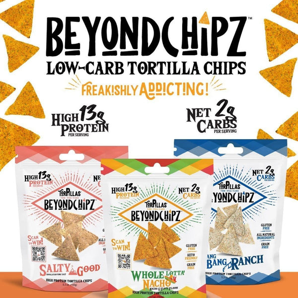 It’s Snack Time with Beyond Chipz High-Protein Torpillas