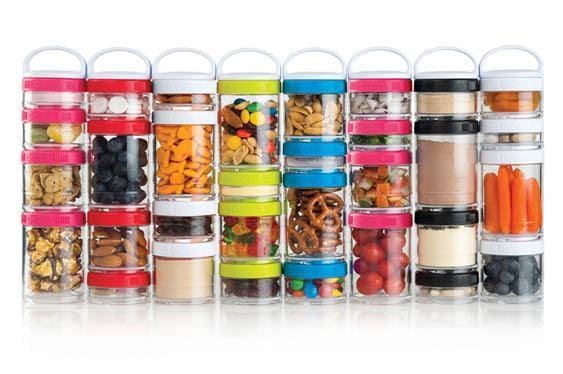 Travel and Eat Smart with Easy Stacking Jars