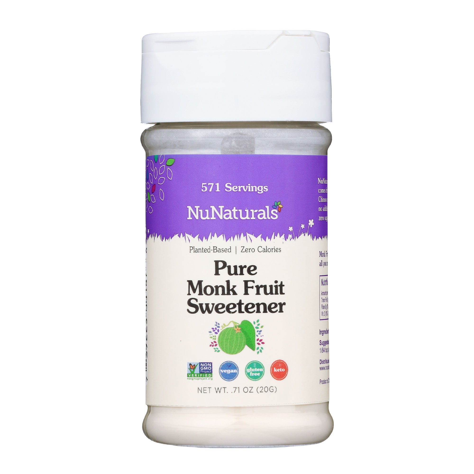 NuNaturals Monk Fruit Pure Extract .71 oz