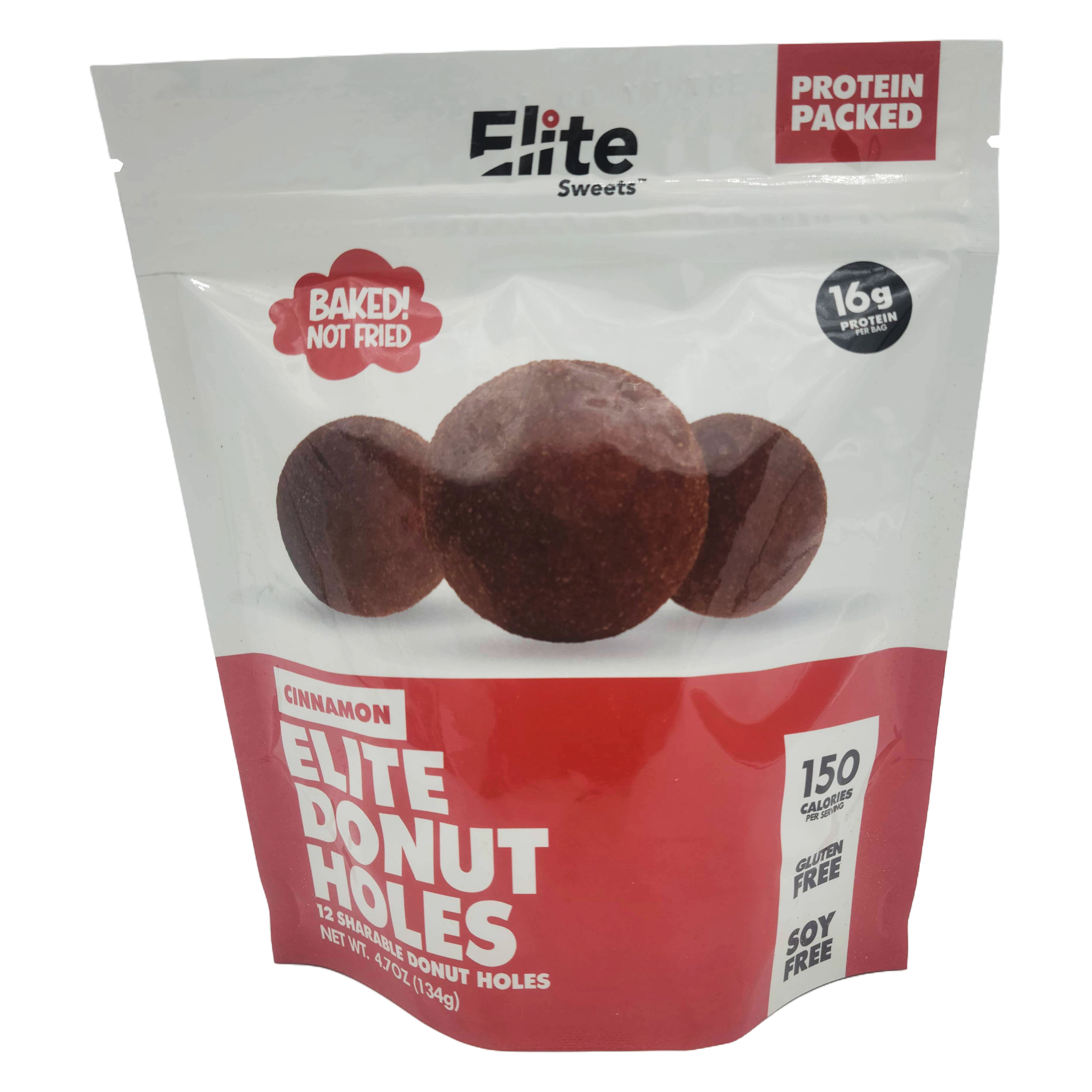 Elite Sweets High-Protein & Low-Carb Donut Holes - Cinnamon