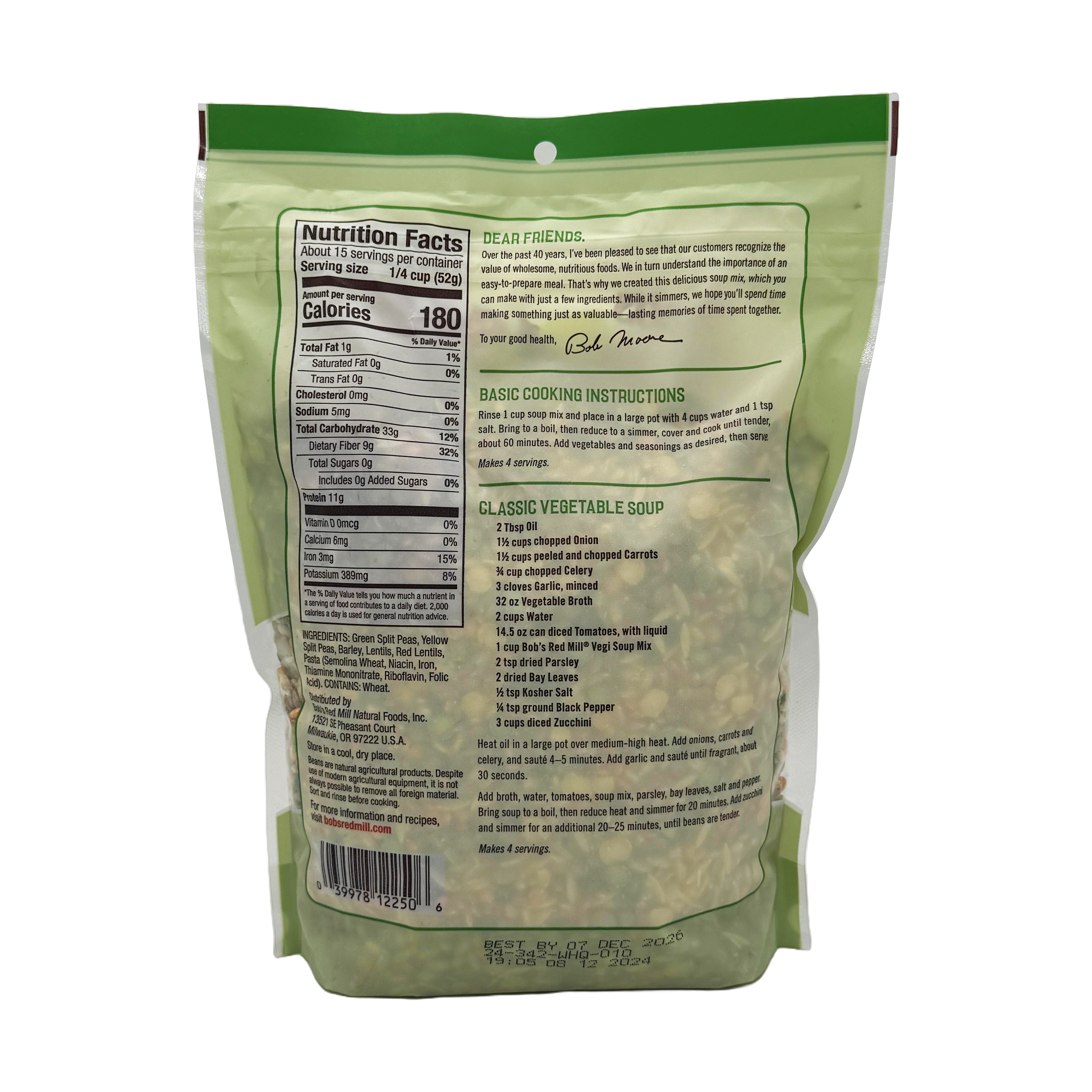 Bob's Red Mill Vegi Soup Mix 28 oz.