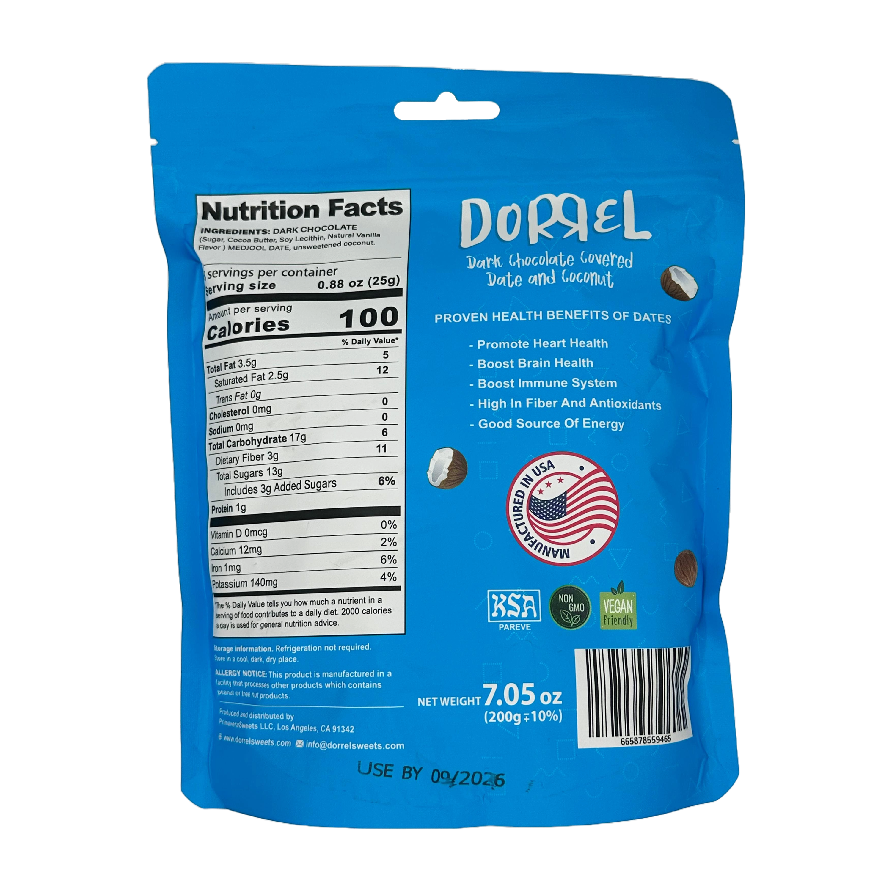 #Flavor_Chocolate Date Coconut, 7.05 oz