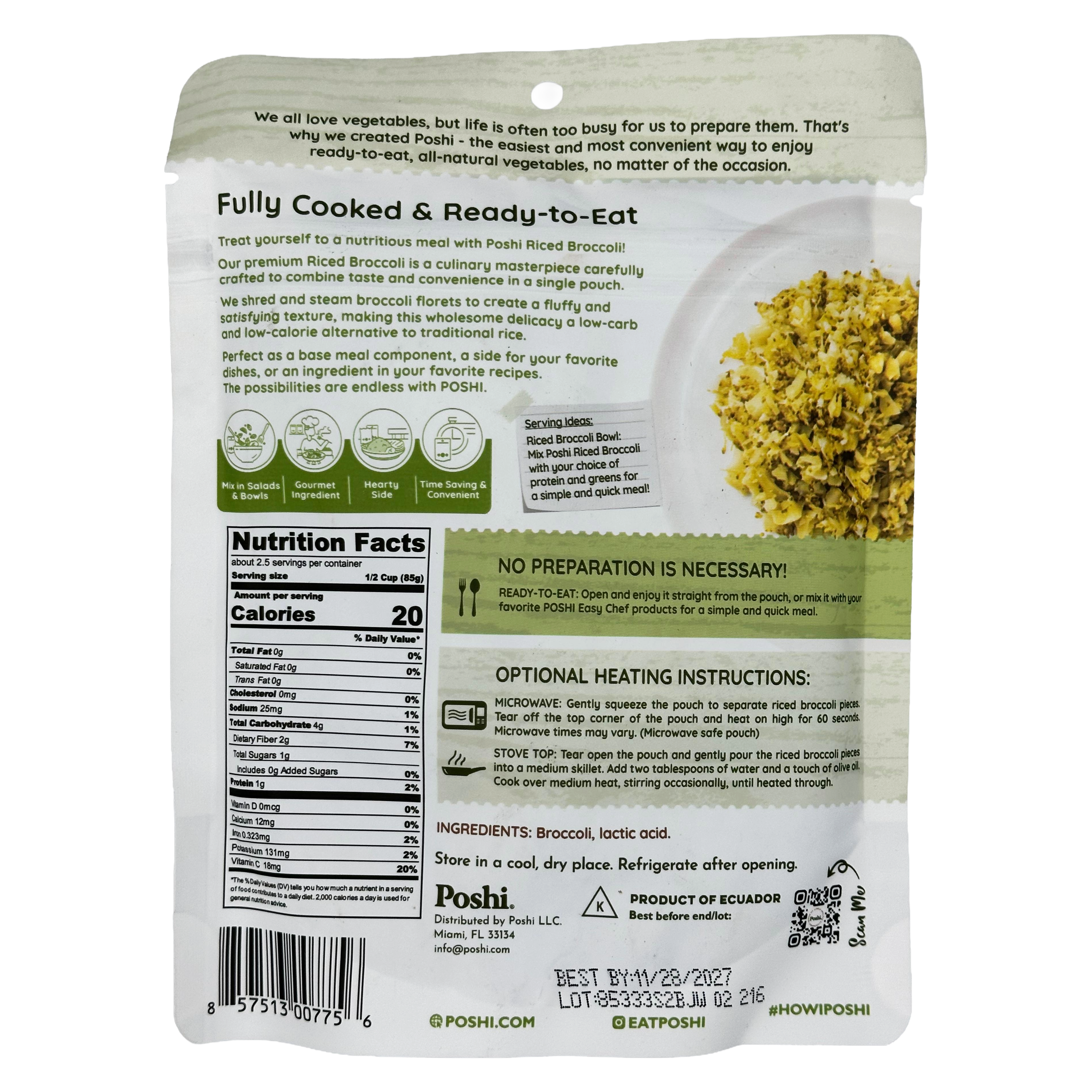#Flavor_Steamed Riced Broccoli, 7 oz
