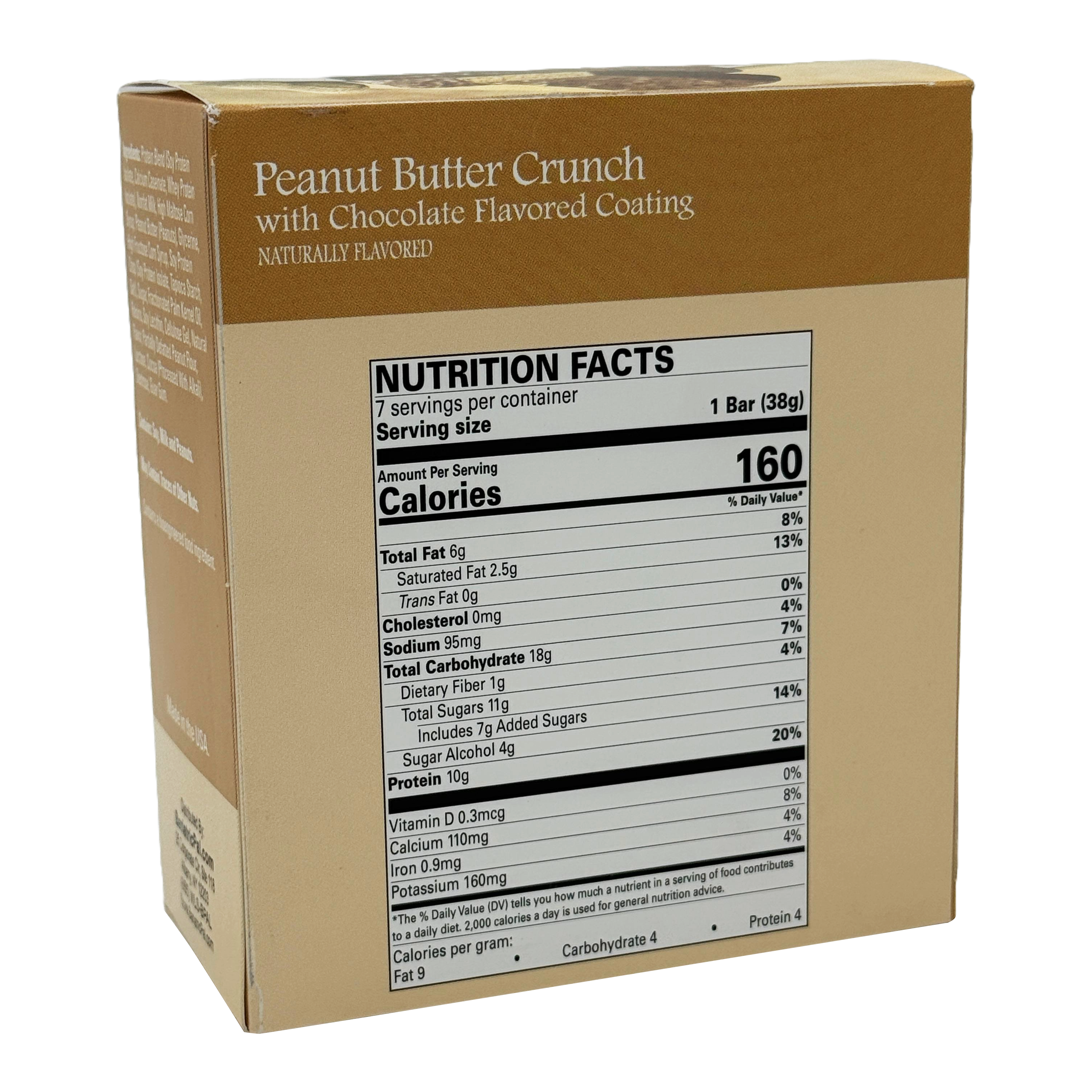 BariatricPal 10g Protein Snack Bars - Peanut Butter Crunch