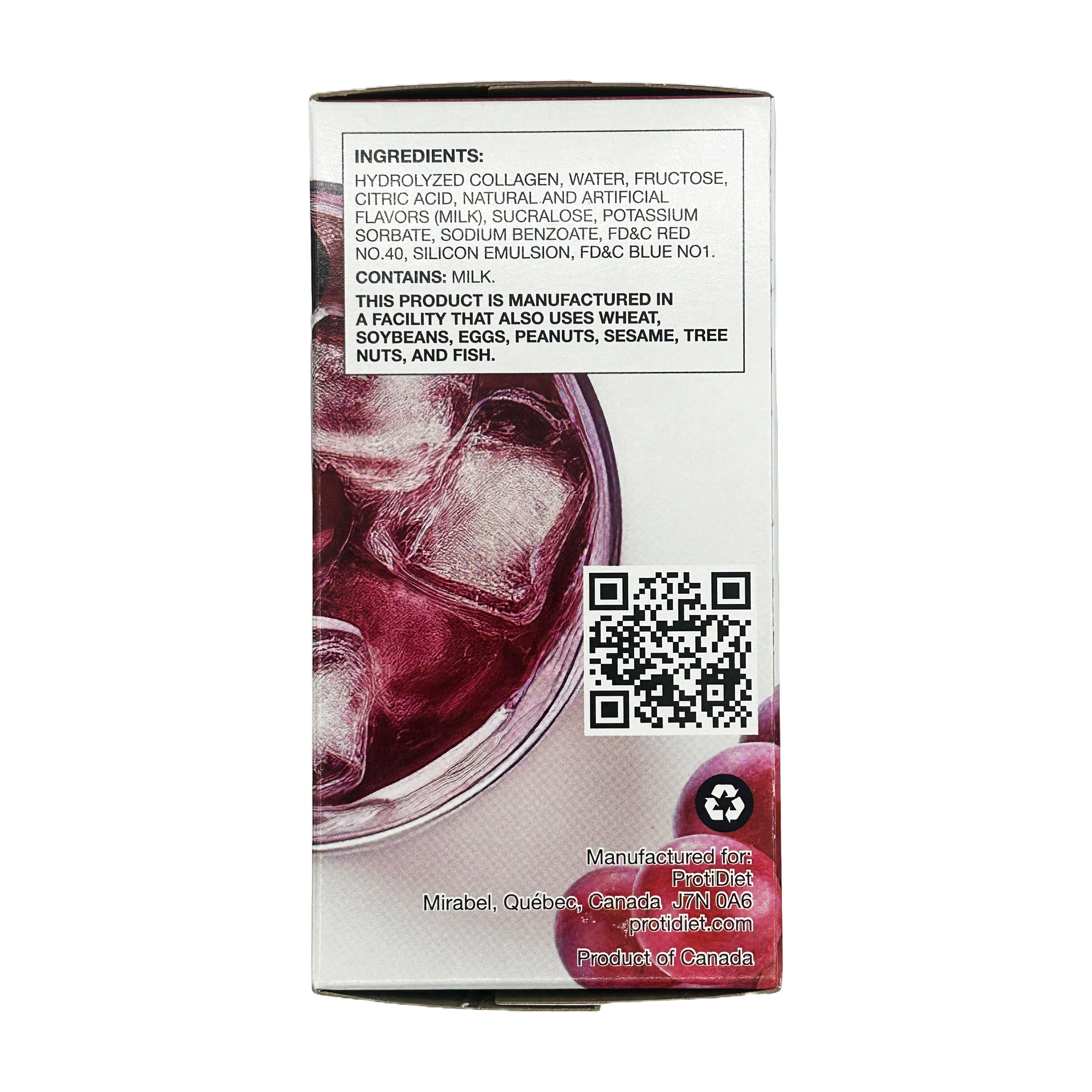 Proti Diet Concentrated Drink Mix, Grape, 7 Pouches