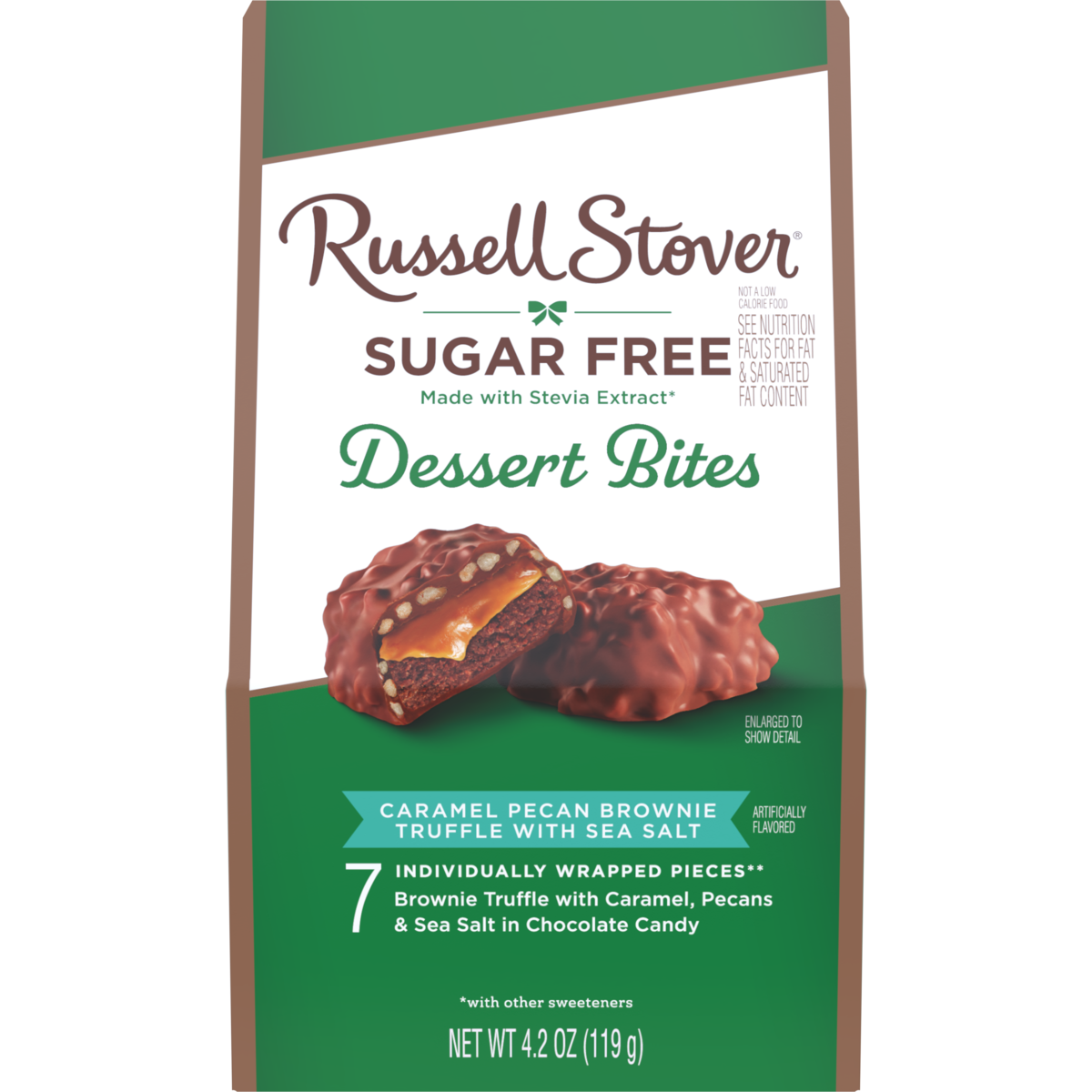 #Flavor_Caramel Pecan Brownie Truffle with Sea Salt (4.2 oz)