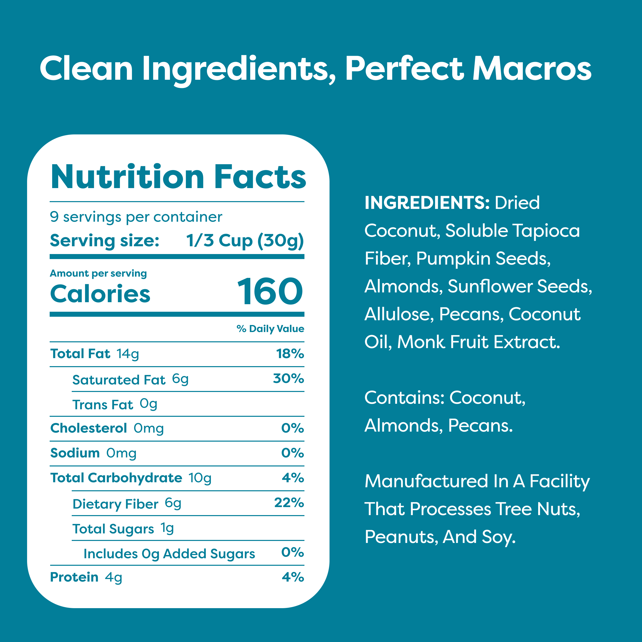 #Flavor_Coconut, Almond & Pecan