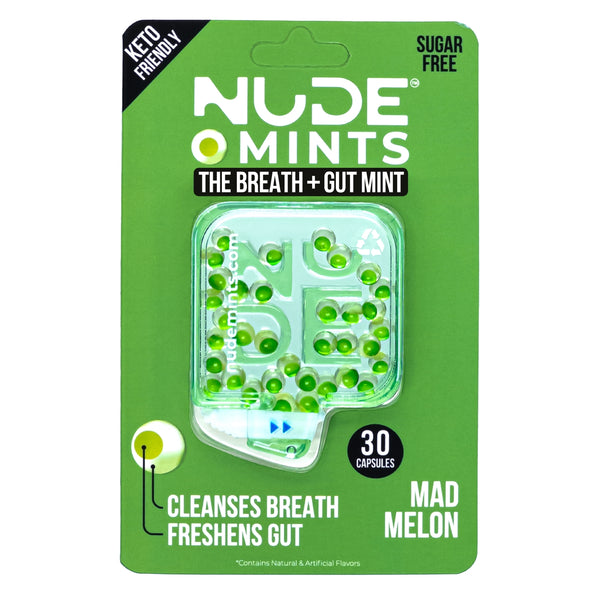 Breath + Gut Mints For Gut Healthy by NUDE - Watermelon
