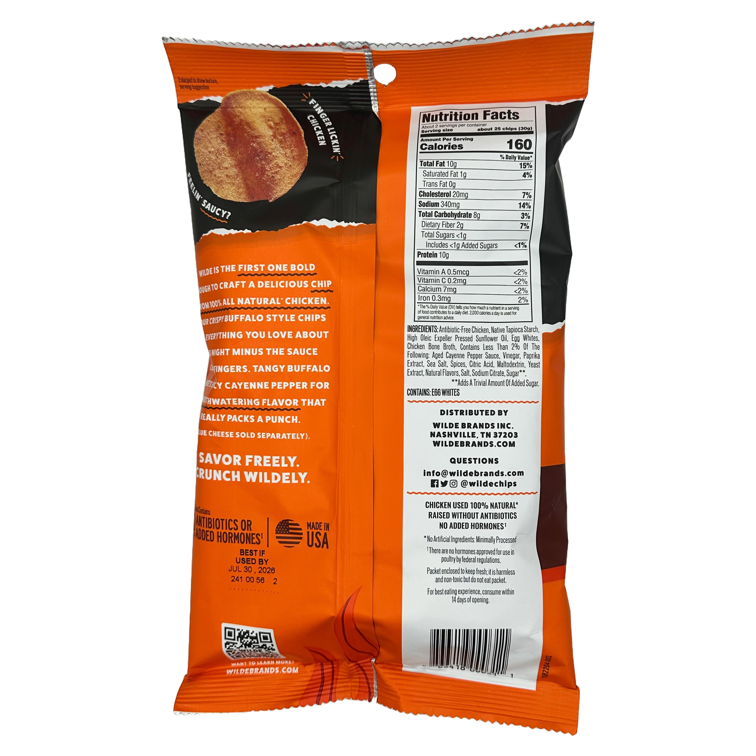 #Flavor_Buffalo #Size_One Bag (2.25 oz)