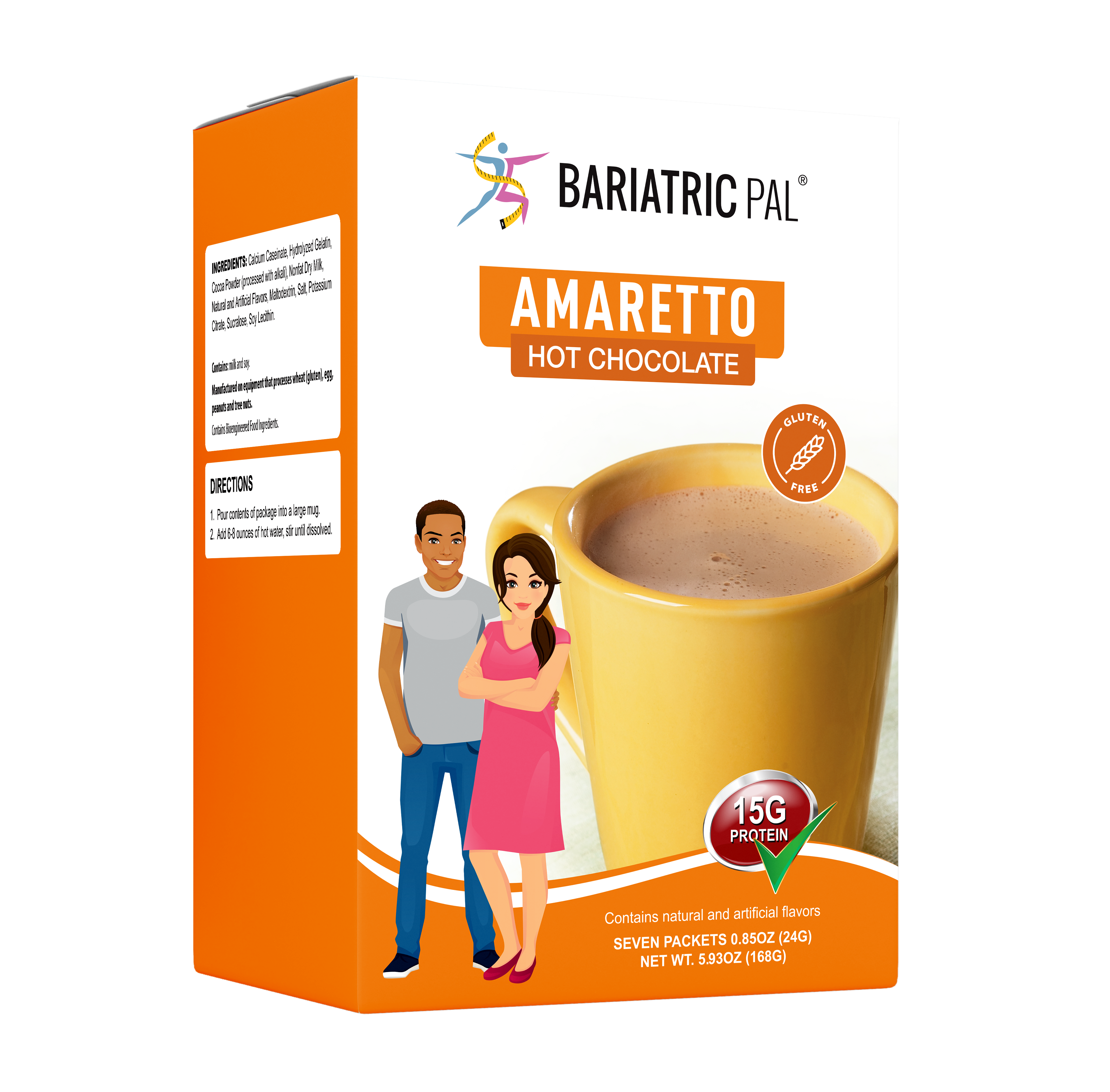 BariatricPal Hot Chocolate Protein Drink - Amaretto