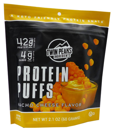 Twin Peaks Ingredients Protein Puffs - Nacho Cheese