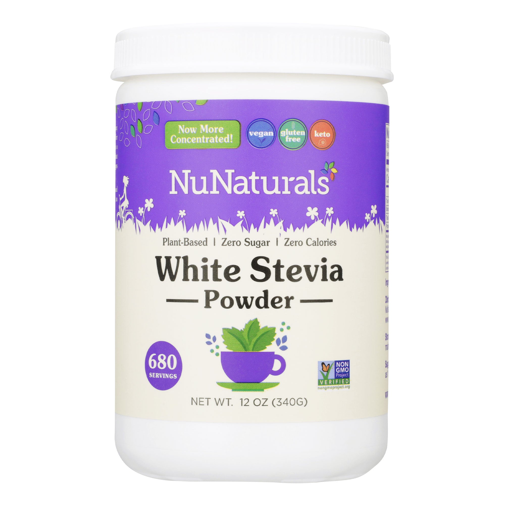 NuNaturals NuStevia White Stevia Powder