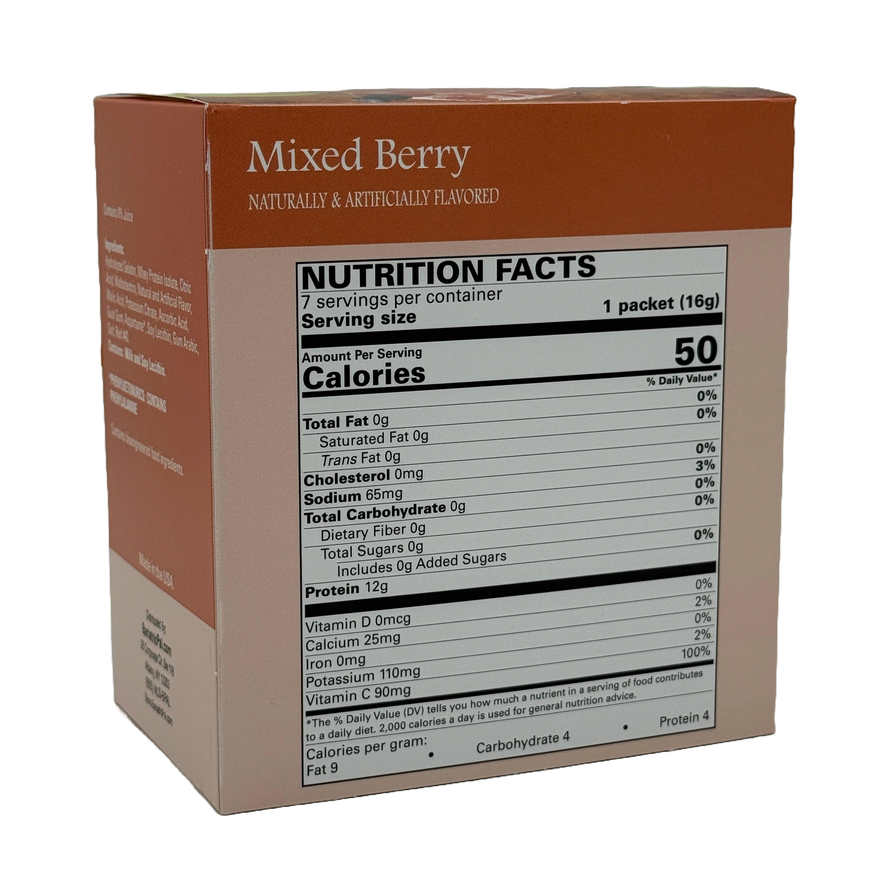 BariatricPal 12g Protein Fruit Drink - Mixed Berry