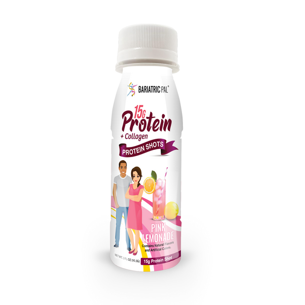 BariatricPal 15g Whey & Collagen Complete Protein Shots - Pink