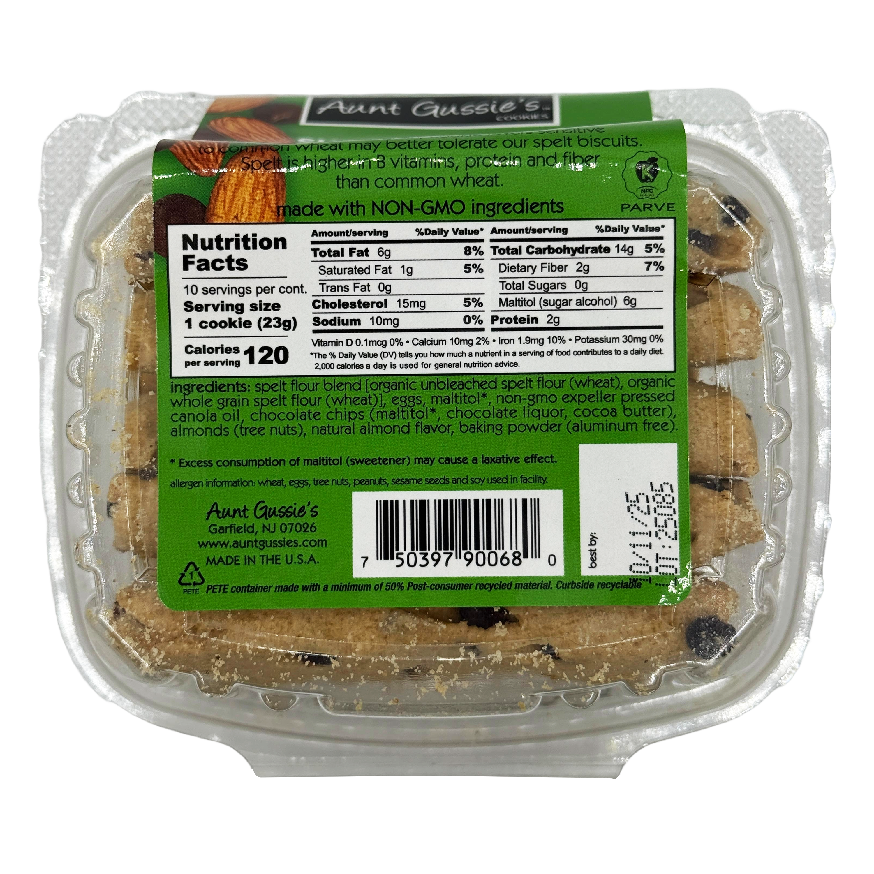 #Flavor_Chocolate Chip Almond