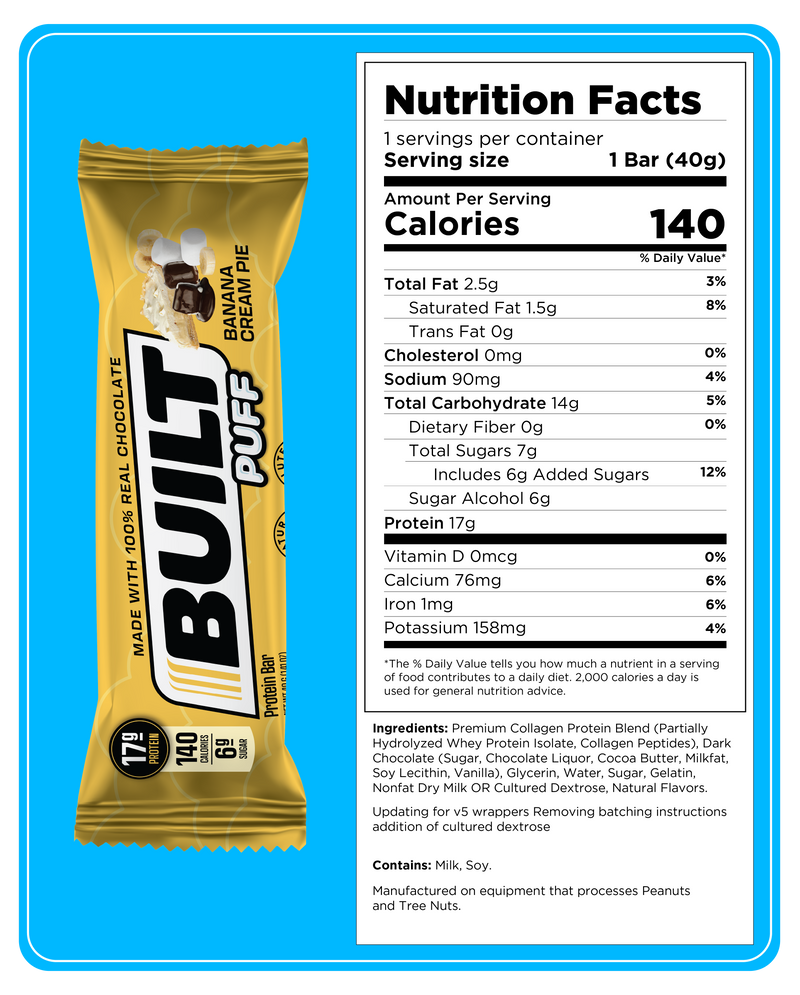 Built Bar Protein Puffs - Variety Pack