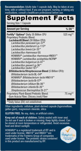 Nature's Way Fortify Optima Probiotic, 30 Delayed Release Capsules