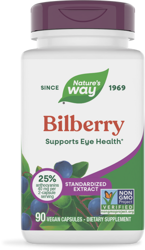 Nature's Way Bilberry Extract 90 vegan capsules