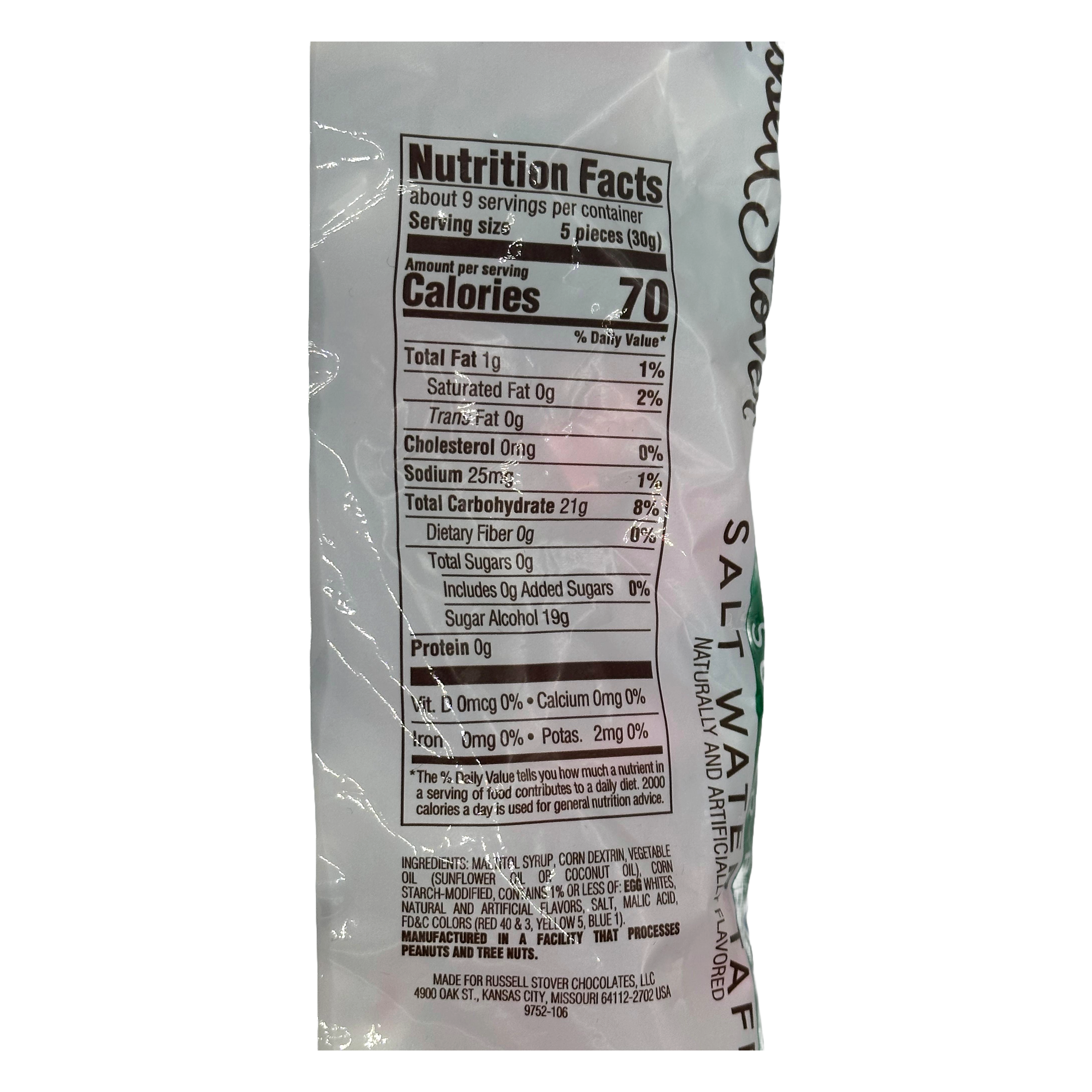 Russell Stover Sugar Free Fruit Chews 7.5 oz