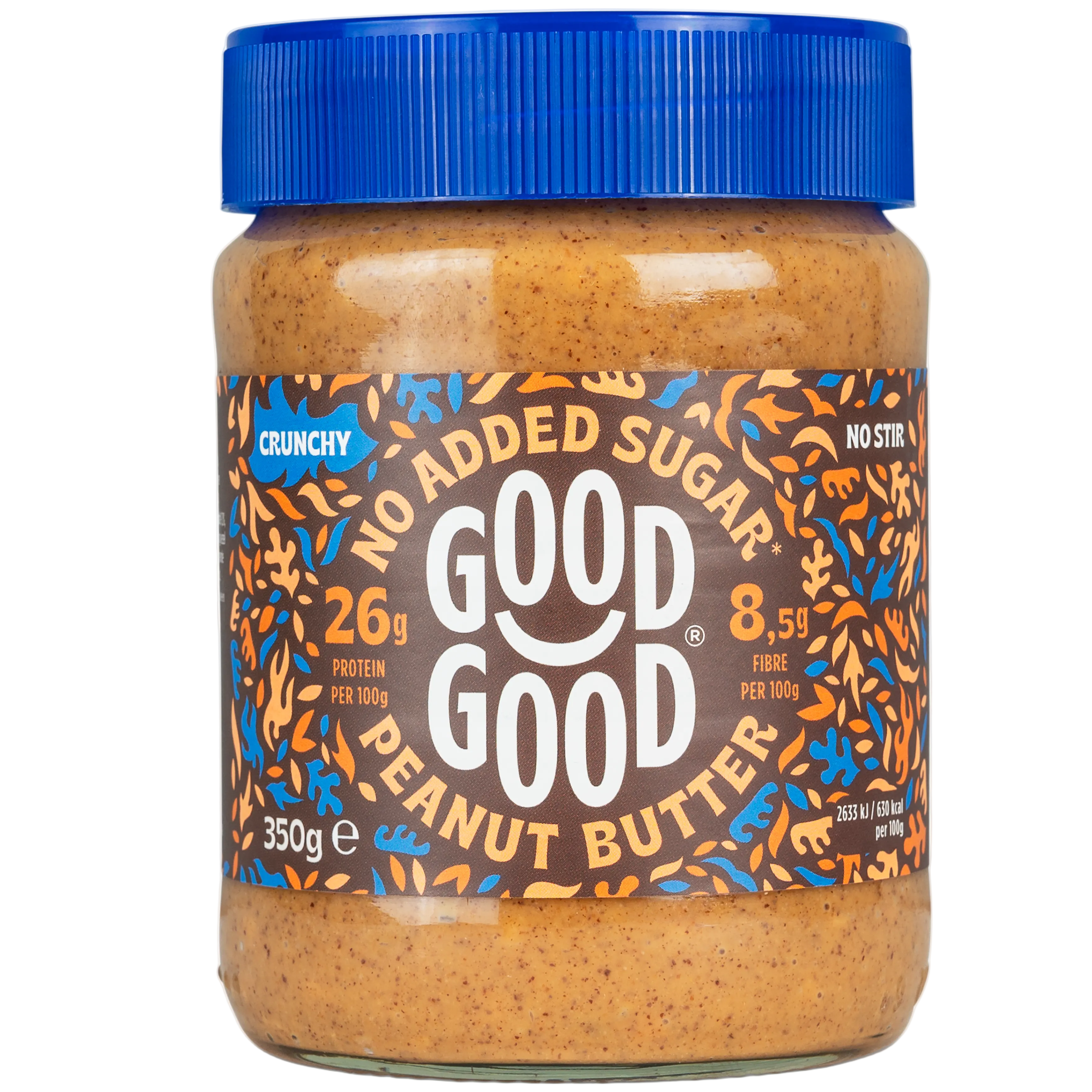 Good Good Crunchy Peanut Butter - No Added Sugar 12oz