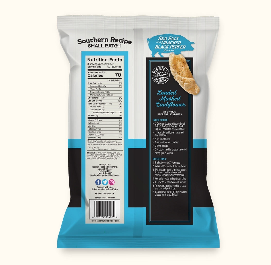 #Flavor_Sea Salt & Cracked Black Pepper, 4 oz