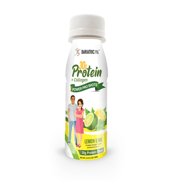 BariatricPal 30g Whey Protein & Collagen Power Pro Shots - Lemon Lime (Brand New!)