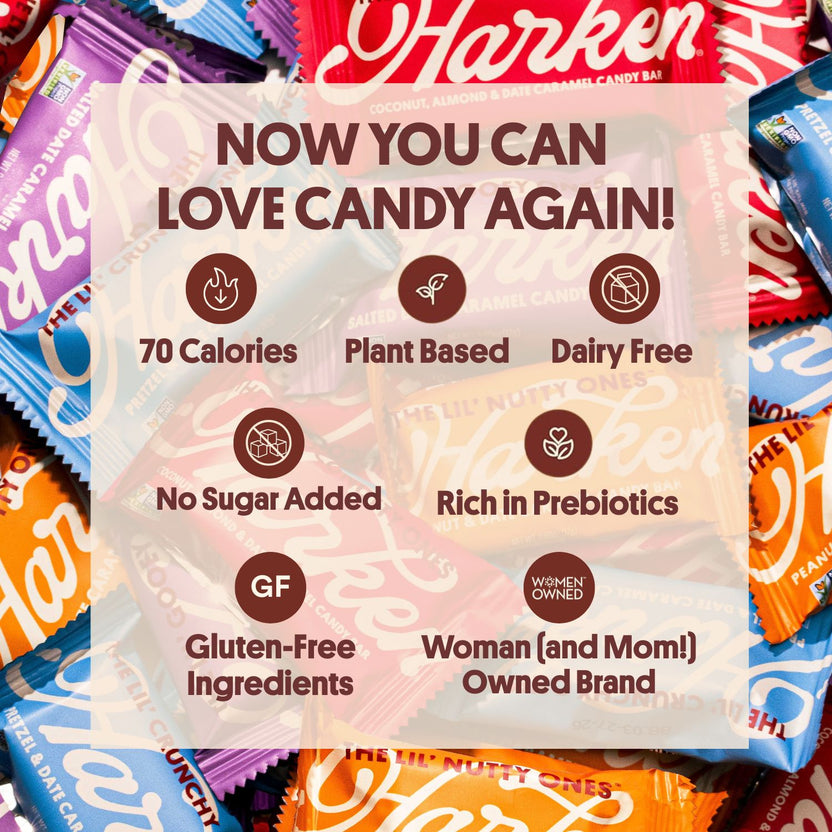 Harken Snack-Size Candy Bars, 3 oz